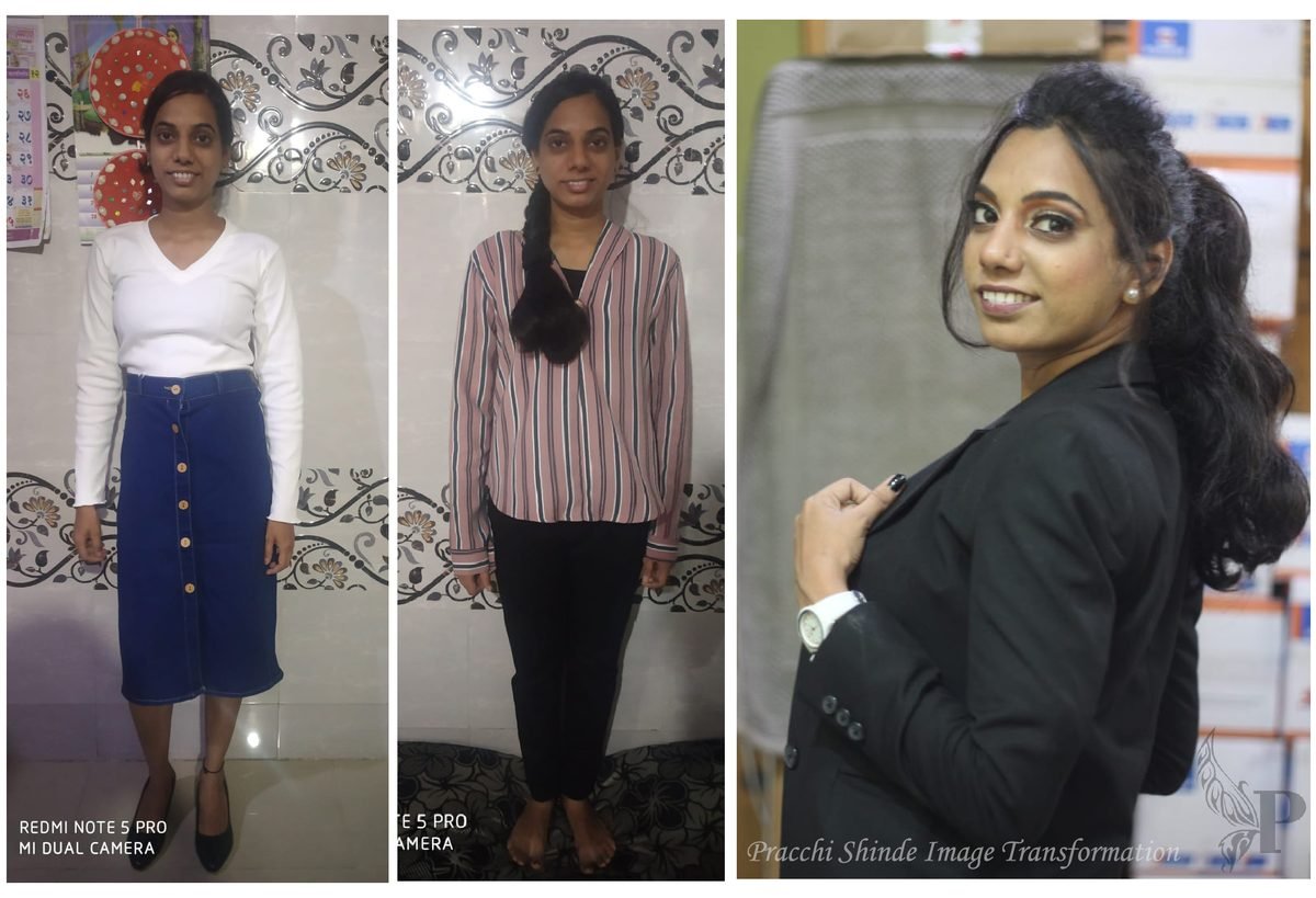 Mansi Dalvi, three looks