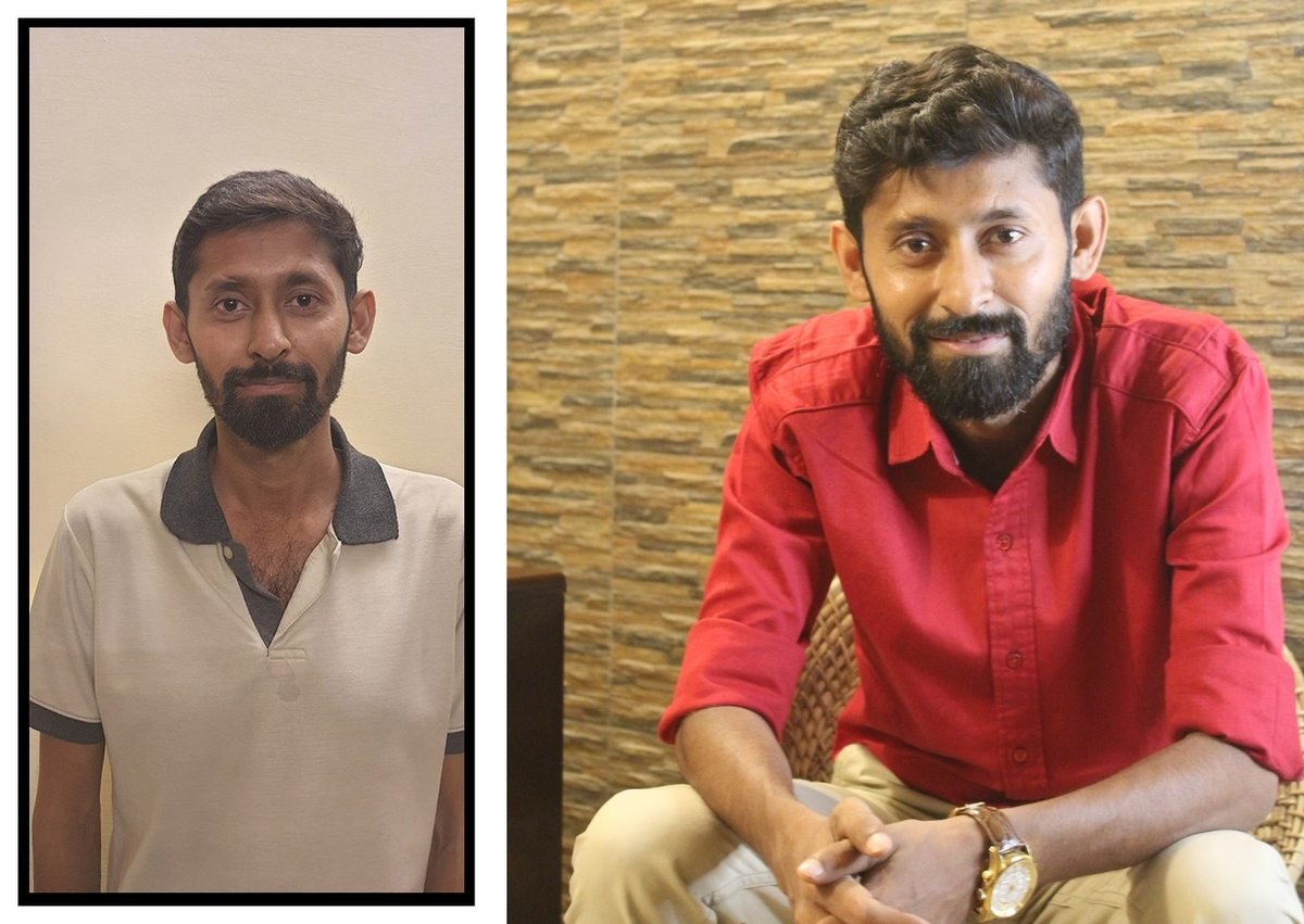 Pritam Chakroborty before and after