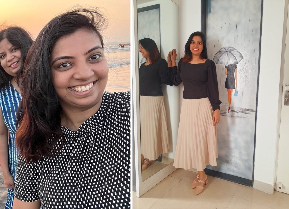 Priyanka Dhoble before and after