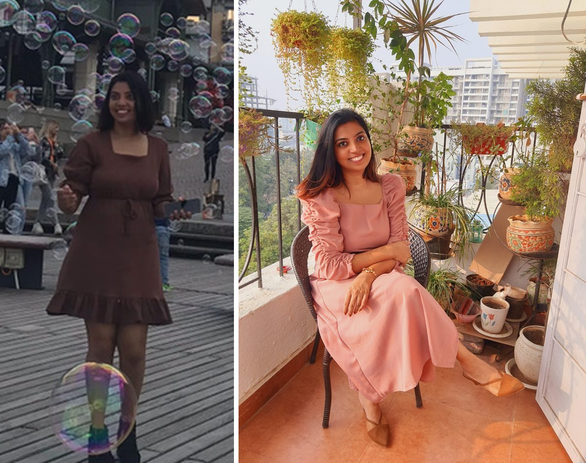 Priyanka Dhoble before and after